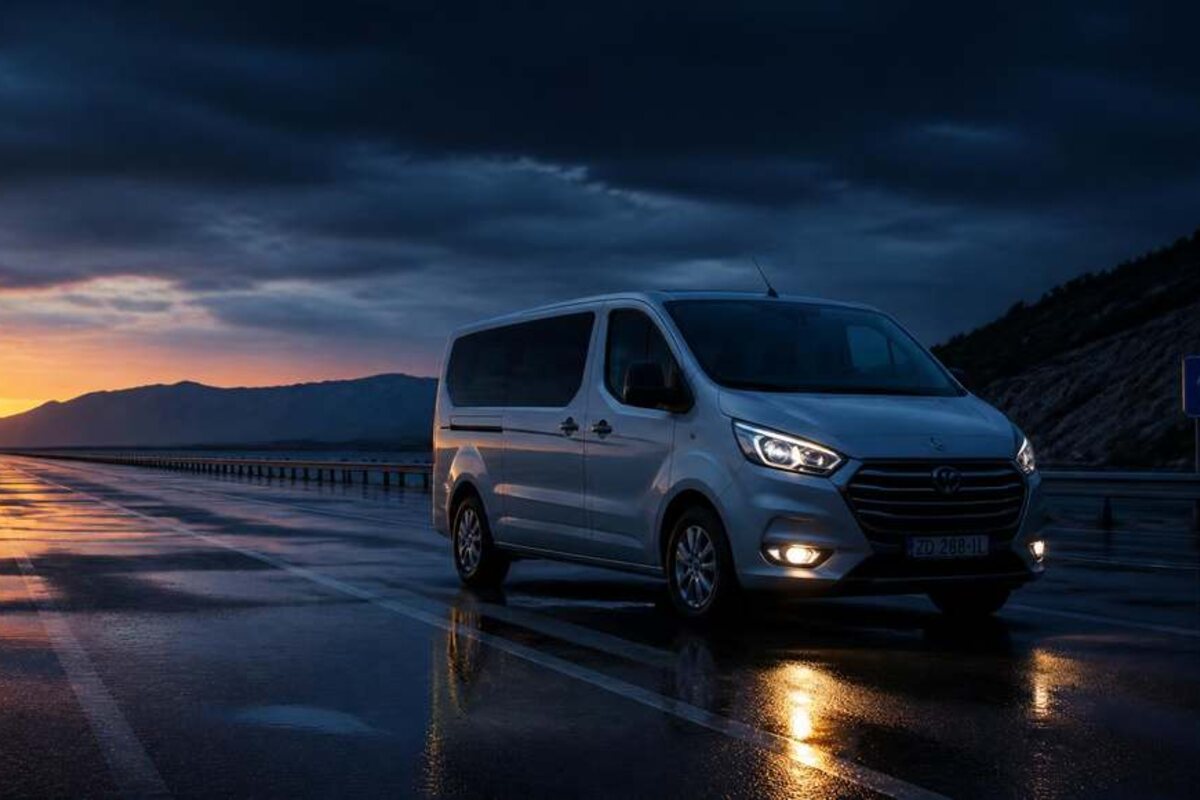 Putnički kombi spreman za grupni prijevoz na veliko događanje